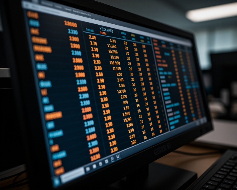 Financial Data Monitor in Seoul