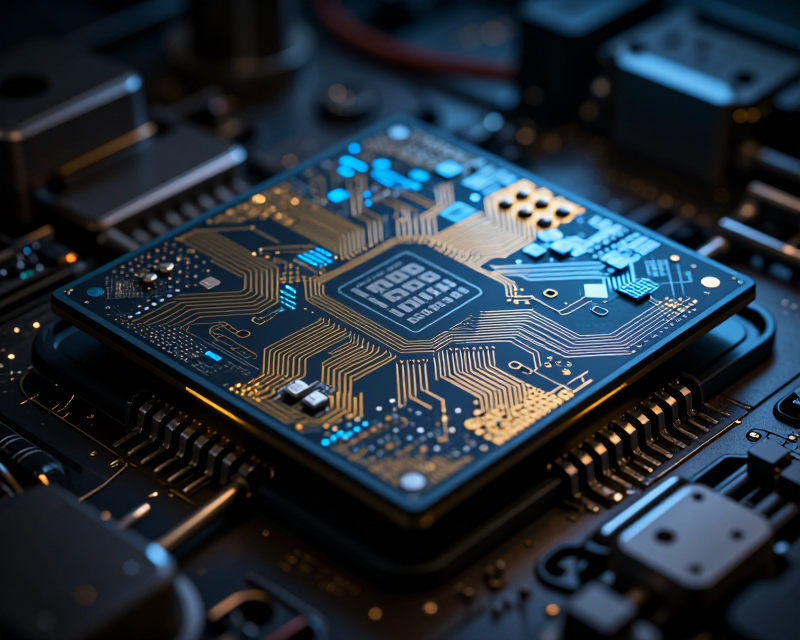 Semiconductor and Finance Concept
