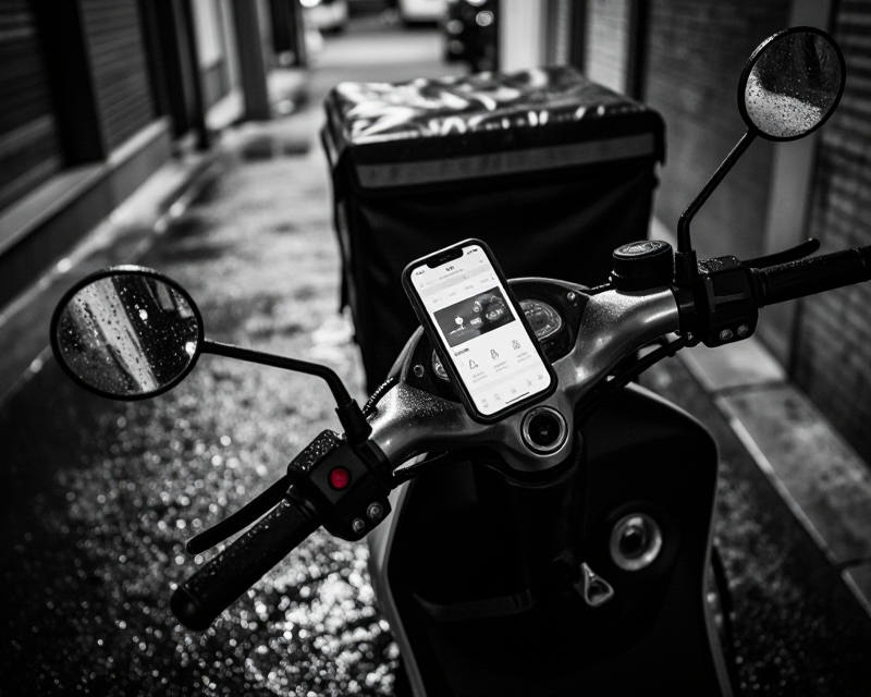 Dark Seoul Alley Delivery
