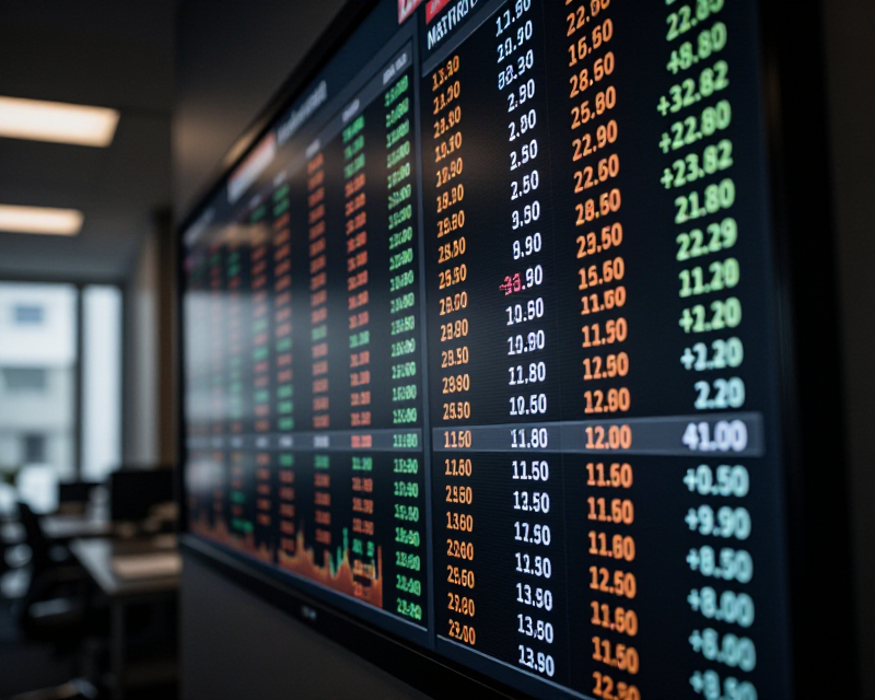 Stock Market Ticker Display