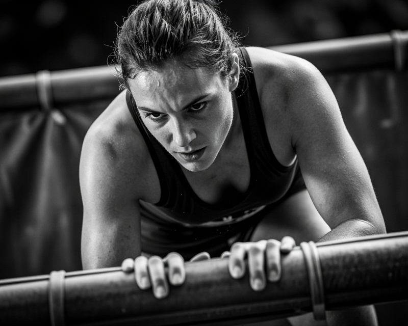 Modern Pentathlon Obstacle Course Action