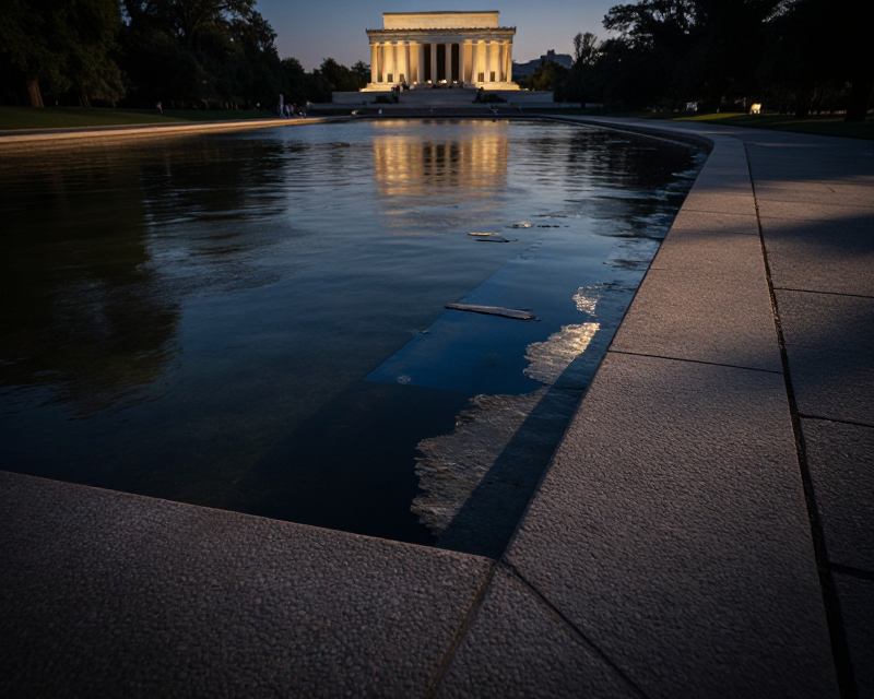 Lincoln Memorial Reflecting Pool Repair