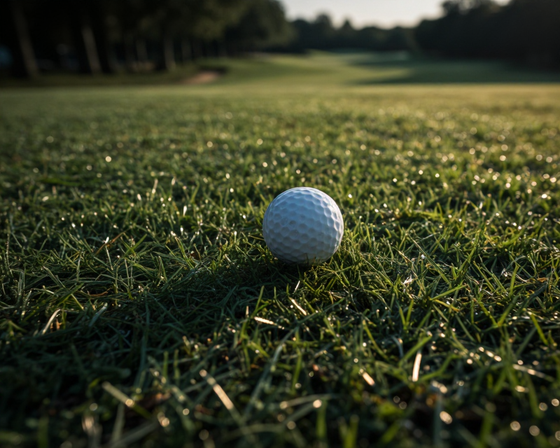 Golf Ball on Green