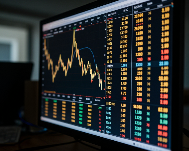 Financial Market Data Display