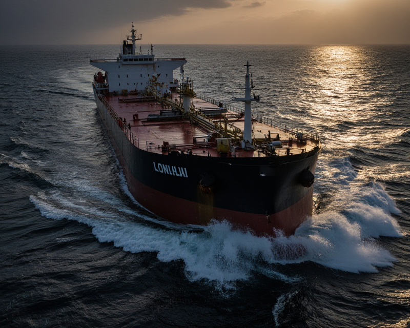 Oil Tanker in Strait of Hormuz