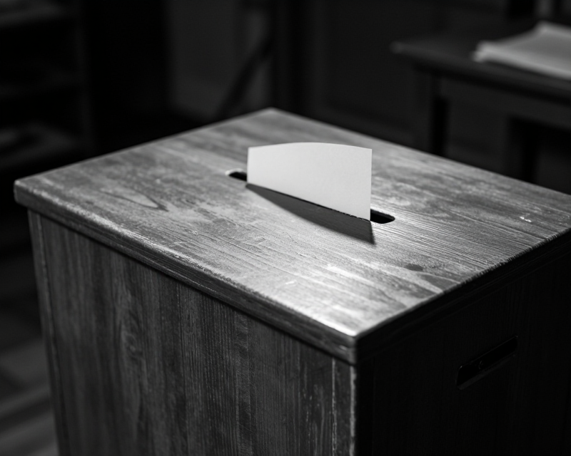 Political Tension in a Voting Booth
