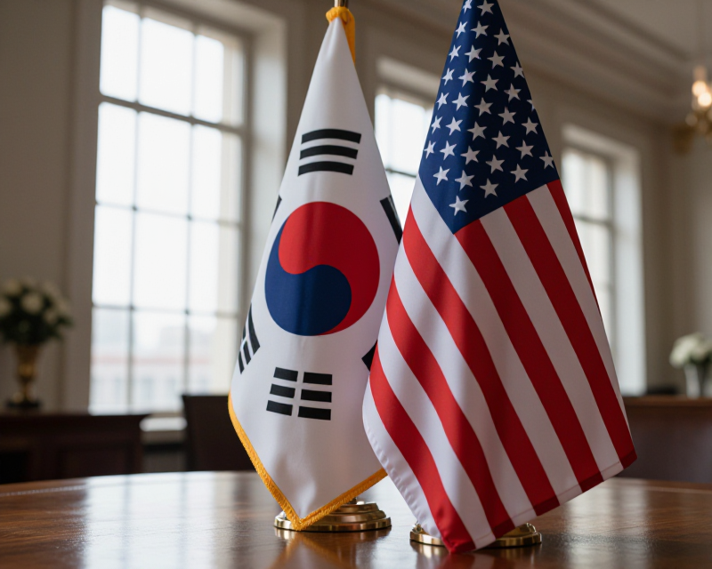 Diplomatic Summit Atmosphere