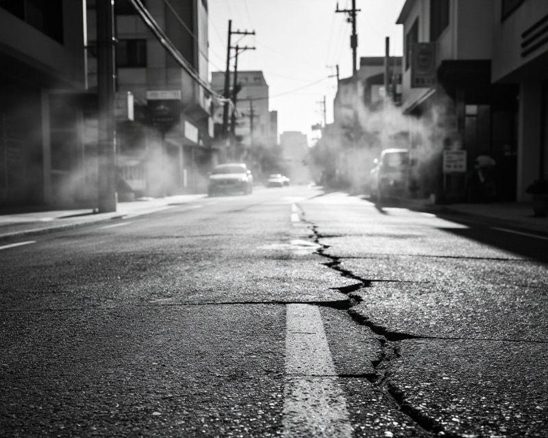 Heatwave intensity in South Korean urban setting