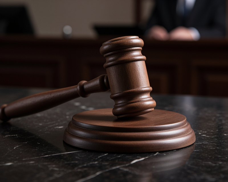 Symbolic Courtroom Gavel