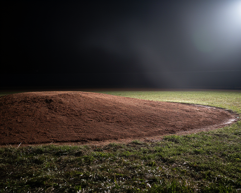 Dramatic Baseball Mound Split