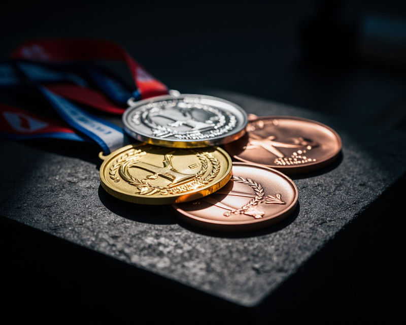 Medal Podium Atmosphere