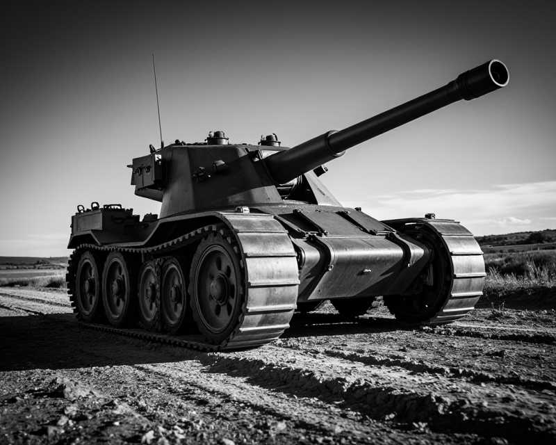 K9 Howitzer in Spanish Landscape